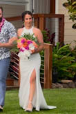These shoes were PERFECT for my dress! So comfy, as we were on the lawn and on the beach and rocks taking pictures. - Michele H.