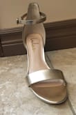 I ordered six pairs of this style shoe in gold... two size 10's, a size 8.5, two size 8's and a size 5.5. All of these were true to size and super comfy with padding. This is a beautiful versatile shoe. My bridesmaids loved them! - Christina C.