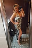 This skirt fit perfectly and was a total hit!! I was complemented all night long at the New Years Eve party! I absolutely love this combo! - Sandra C.