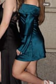 I loved this dress so much! I was unsure what size to get since I'm usually between small and medium, but I decided to get a medium and it fit perfectly. I suggest thinking about how it will fit your arms since the fabric isn't stretchy. - Emery C.