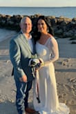 The perfect dress for our January beach wedding. Sleeves are not as sheer as they appear, which is a good thing. Material is stretchy and great quality! The perfect dress for the perfect day! - Larkin B.