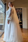 So the description of the dress is totally correct in that there is no stretching to be had. It is still a really beautiful and almost vintage looking dress. I was nervous ordering from Lulu's but it's a good dress. 9/10. - Alea F.