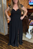 I love the dress, material was great, the fit was great. It was a little long, but it can be hemmed. Very flattering dress. Great price for great quality! - Tarina C.