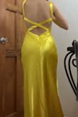 I wish it was less yellow, but overall the color is okay. It was a bit loose but fixable. The tail is really long. The fabric is nice and thick. It makes a great figure. Pretty dress like the movie how to lose a guy in 10 days - Luz P.