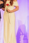 This dress was so stunning! It fit me so well, but I do recommend sizing up! The material is great and not see through at all!! I got so many compliments and loved this dress so much!! - Ellie H.