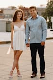 I was searching all over for a dress I could wear from my engagement photos. This dress was simplistic but also elegant - exactly what I was looking for. It was not sheer, the lining was great! Would definitely recommend. - Sydney M.