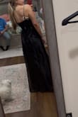 This dress is absolutely gorgeous! It definitely needs a good steam right out of the bag. The quality and design are stunning! Elegant yet sexy. I bought it on final sale. The reviews mentioned it runs small. I'm usually between a small and a medium, but based on the size guide and my measurements, I went with a small. While it technically fits, I have a larger rib cage, so it barely zips. That said, it still looks amazing, and I'm definitely keeping it! If I were to reorder, I'd probably go for a medium for a little more breathing room, but overall I'm really happy with it. - Morgan A.