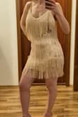 I am obsessed since I saw this dress! And it did not disappoint. From adjustable straps to stretchy fabric! I feel I can eat a ton or be bloated and it's not gonna be a problem. I can't wait to dance in this dress. - Svana K.