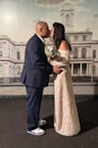 I wasn't having a formal wedding reception so I didn't wake to spend thousands on a dress but still wanted to look like a beautiful bride. The dress fit perfect and I'm so glad I chose this dress. - Allison A.