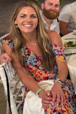 Fun and flowy dress. Could be worn with a regular strapless bra. Very flattering. - Megan M.