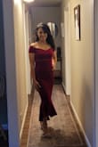 I wore this for Valentine's night out and got so many compliments. The color and the velvety material of the dress made for a gorgeous combination perfect for a Valentine's Day look. It fit like a glove and ran true to size. I'm 5'3 and about 114 lbs with a small bust. The mermaid-style dress hugged me in all the right places which made me feel so confident in it. I want one in every color! It shipped quickly and I had no problems at all with the order. I will most definitely purchase from lulus again. - Heidsha P.