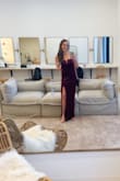 This dress was perfect! The soft velvet was so comfortable and flattering. It has a bit of stretch to it so easy to move around and dance in. - Jessica M.