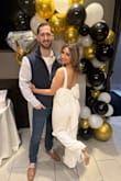 White is normally not my first choice of an outfit color, but being in my bride era, this jumpsuit was the perfect start! Fit amazing and got so many compliments! Great material! Obsessed with the Bow! - Taylor P.
