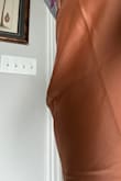 when I tried it on I felt uncomfortable, bad fabric. Sew is defective as picture I attached. Can not return it because of the final sale. Unsatisfied. - Sophie H.