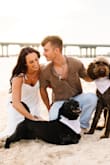 So comfortable!!! Even when running around on the beach chasing our dogs for the photos! Wore a strapless bra but could have gone without it and been fine - Kelly M.