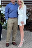 I wore this for our celebration dinner the night before our elopement/wedding! It was slightly loose in bust area but I expected that since I'm small chested! I safety pinned it in the center and it was perfect! So classy & sassy for a 42 yr old who loves rompers! I usually have to be mindful of romper length with my long legs but this was long enough and covered great! Loved wearing this as a bride-to-be and hope they make more colors! - Samantha P.