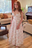 This was a super cute dress! My daughter bought this dress for a school dance and she loved it. She is a 32 ribcage but the dress was a little tight around that area unlike other smalls from lulus. It was still really cute and worked out great but be aware of that when buying. The shape of the skirt was adorable and she loved the corset tie back. Overall super cute dress from lulus, just a little narrow. - Sophie P.