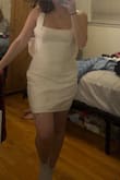 I bought this dress for graduation in a small and loved but it was too small, so exchanged for a medium and although it's a little big on straps, I still love it! Just a simple alteration and it will be perfect for my occasion! - Mikaela M.