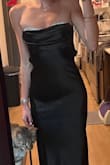 This dress is gorgeous, but is made incredibly cheaply. The clasp is already coming loose and likely won't hold up for the event I bought it for. The zipper isn't lined properly, so it sticks out at a very unflattering angle. And the back of the dress flops out in a very strange way. Wish I could return. - Rachel L.