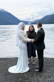 I cannot believe how perfect this $40 dress is! It is perfect for my elopement and the material is very bridal! Makes my waist look so snatched and it's so flattering on the back and stomach area. Best quality for an unbelievable price!! It was perfect for my elopement! - Alisha P.