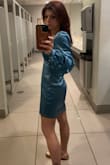 We had a work event at an aquarium and this dress was perfect. The color is so gorgeous in person. The only thing about it is that it wrinkles easily. I had to go straight from the office so I couldn't really do much about it. Other than that, this dress was perfect for the event. - Michelle Q.