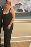 I felt amazing in this dress. The fabric is a little thicker so it was great for the cold weather the night of the gala I bought it for. I was comfortable in it all night. Can't wait to find another event to wear it to! - Olivia D.