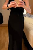I loved this dress and felt so pretty in it. It is extremely snug but needs to be in order to achieve the look. I got lots of compliments on it and would definitely buy again! - Amber C.