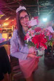 I wore this for my birthday. I went with a small. It was still a bit big around my hips but I still loved it! - Nilda M.