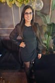 I loved this dress.  I wore it with dot tights. - Nilda M.