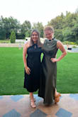 This is the most beautiful dress I have ever owned. It feels like a vaguely 90s chic and the waist is so flattering. It's such a lovely texture too and I actually danced v hard at this wedding and the dress held up. - Mandie W.