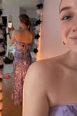 I love this dress. The design is incredible and the color is perfect! However, I felt like it was too short for my liking especially because I would be wearing heels with it. This would be perfect for the shorter girlies. - Taylor Y.