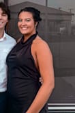 I loved this dress! I got so many compliments! I usually wear a medium but went with a large for this because usually it's a little tight with this brand. - Kylee L.
