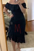 I ordered a medium at first (my normal size) and it was too tight. I could get it to zip (barley) but it was too tight. I ordered a large as an exchange and it is a little too big. I love the dress so I am keeping it and going to strategically safety pin it to make it work. The large length isn't ideal either, I liked where the medium hit. - Daniel S.
