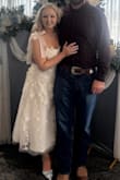 I wore this for my bridal shower and got SO many compliments! I felt so pretty and the quality is great! Didn't have to wear a bra and the material up top was thick enough that you couldn't see through it either. I'm 5'4 and 158lbs - I hope this helps!! - Kylie M.