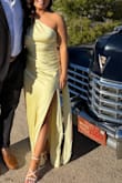 I loved this dress. The way it hugged all the right areas, but still enough room to move in. I love the slit and adjustable straps on the back. It was a great material and it was easy to wash after. It was a perfect height paired with my three inch heels and I'm 5'2" - Oceana S.