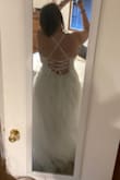 I found my dress! Love the corset back and detailing on the top. Still need to get it altered for length. So excited to wear this on my wedding day! - Sami W.