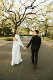 Ordered multiple dresses to try on for my elopement and this is the one I went with. This dress is super comfortable and fit me like a glove! I did not need any alterations. I LOVE the sleeves and the open back and it looks amazing in photos. I would absolutely recommend! - Hollis W.
