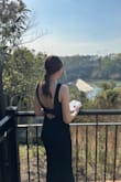 This dress was absolutely wonderful! The sizing was accurate as I'm typically an XS and ordered an XS, and it was perfect! The dress is long though, so it does need to be hemmed or maybe wear some really tall heels with it. - Charissa H.