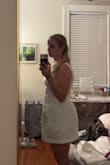 Exactly as pictured, adorable dress. I love the pearl details. Quality is high; material is a little stiff but I like it (adds shape). A little tight around the bust/the straps are a little long. Otherwise love! - Olivia S.
