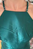 I sized up based on reviews and it was huge. Also didn't love the fabric, felt cheap. I would imagine this wrinkles really easily while wearing. Color was nice though. - Madalyn C.