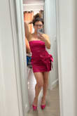 Super cute! Fits perfectly. I was very pleased with this cute little dress. Loved the color as well! - Cheni T.