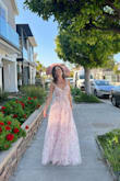 This is literally the most beautiful dress I own. It's the 3rd one I got from Lulus, and I've always been so happy. I got so many compliments, and I felt like a princess wearing it. LOVE IT! Adding a couple of pictures so you can see on your own. - Alexandra C.
