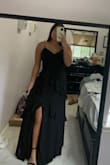 Loved this dress for a wedding. It was a little long for me but I got it tailored to be just a few inches shorter and it was great! Would recommend this dress for sure! - Tanya G.