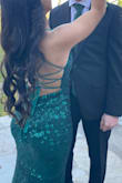 Although my dress was gorgeous and extremely comfortable for prom, one of the straps broke before I even went. I went to adjust it, and it ripped as I had to leave. Luckily my mom was able to sew it, but that should not happen with an $88 dress. It's sad that all night I had to worry about my straps breaking again, and that only didn't happen because my mom fixed it. A one time use dress for 88 dollars, so definitely keep that in mind when purchasing. I also had to tailor the length a bit (about 3 inches), and I was wearing 4 inch heels. - Bianca N.