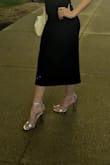These shoes are so gorgeous. The height is perfect and the width of the heel makes it easy to walk in. - Jessica A.