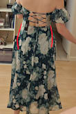 Bought it as a summer dress but it's a very stiff material, and even weirder, just has two inches of extra fabric sticking out on either side in a tulip shape. I get the concept I guess, but it's not flattering, definitely since it's literally just on the sides and the rough material makes it stick out like a flag. Idk what the idea was tbh. Drew in my hip location so you can see why it's so weird. Not sure if the one I got was just off since the bottom is also kinda uneven, but it looks like it might be that way on the model too. The top/back is cute though - Yuliya Z.