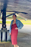 Loved the dress. Fit perfectly. The crochet part hung off the body, so did not give a form fitting look. I wore it with a jean jacket and sneakers for a casual look at a birthday dinner/outing. - Autumn N.