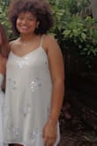 I really loved this dress! Fit well, pictured well, and it wasn't at all sheer, no slip needed! - Aissatou D.