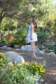 I bought this dress for my daughter's college graduation.  It fit her perfectly and looked lovely.  True to size. - Elizabeth M.