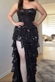 The dress is so pretty and girlie. I love it. The stitching and the fabric were way better than I expected. The only thing that bothers me is the chest area, but you can make it work with a push up etc. Overall very happy - Gamze S.